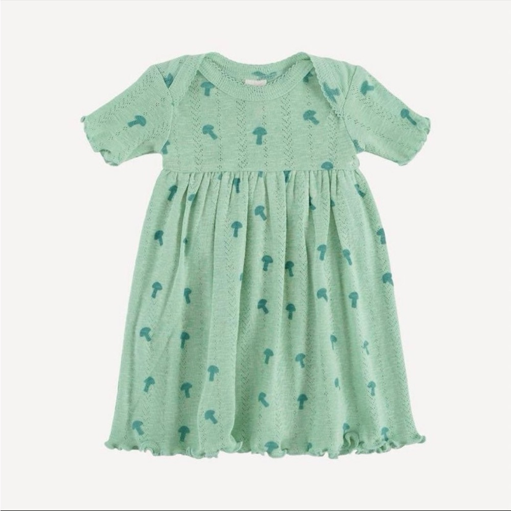 Kate Quinn mushrooms green dress